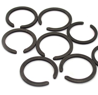 Ear-free gear ring No trunnion with C-type clasp without ear clamp spring stop ring 4 9 10 18 24-28