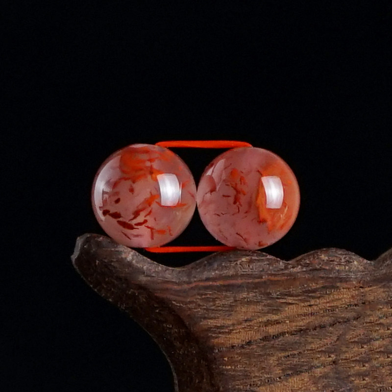 Natural southern red manau on the pearl ball ball ball ball ball ball pearl marble moon Diy with bead accessories accessories