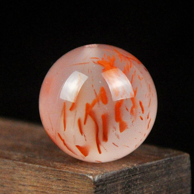 Lychee freezing ice floating south red Manau single round Pearl Star moon King Kong Diamond Bodhi Top Everest Everest Beads Diy Accessories