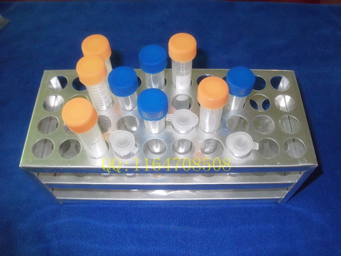 铝制离心管架10ml，EP管架,40孔，