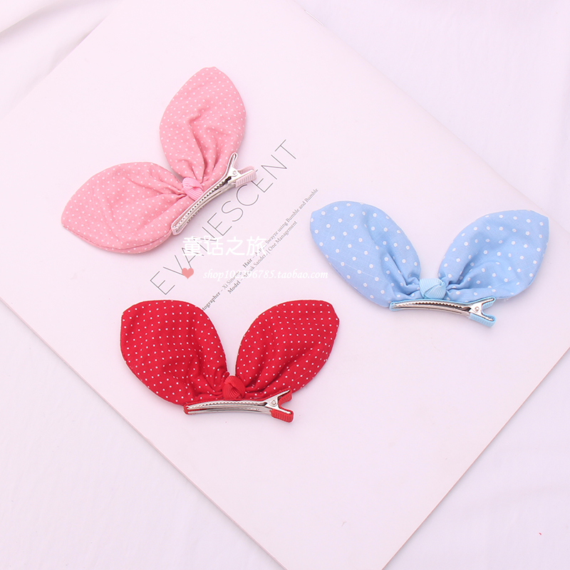 Children's hair clip stereo rabbit ears playful cute and fresh