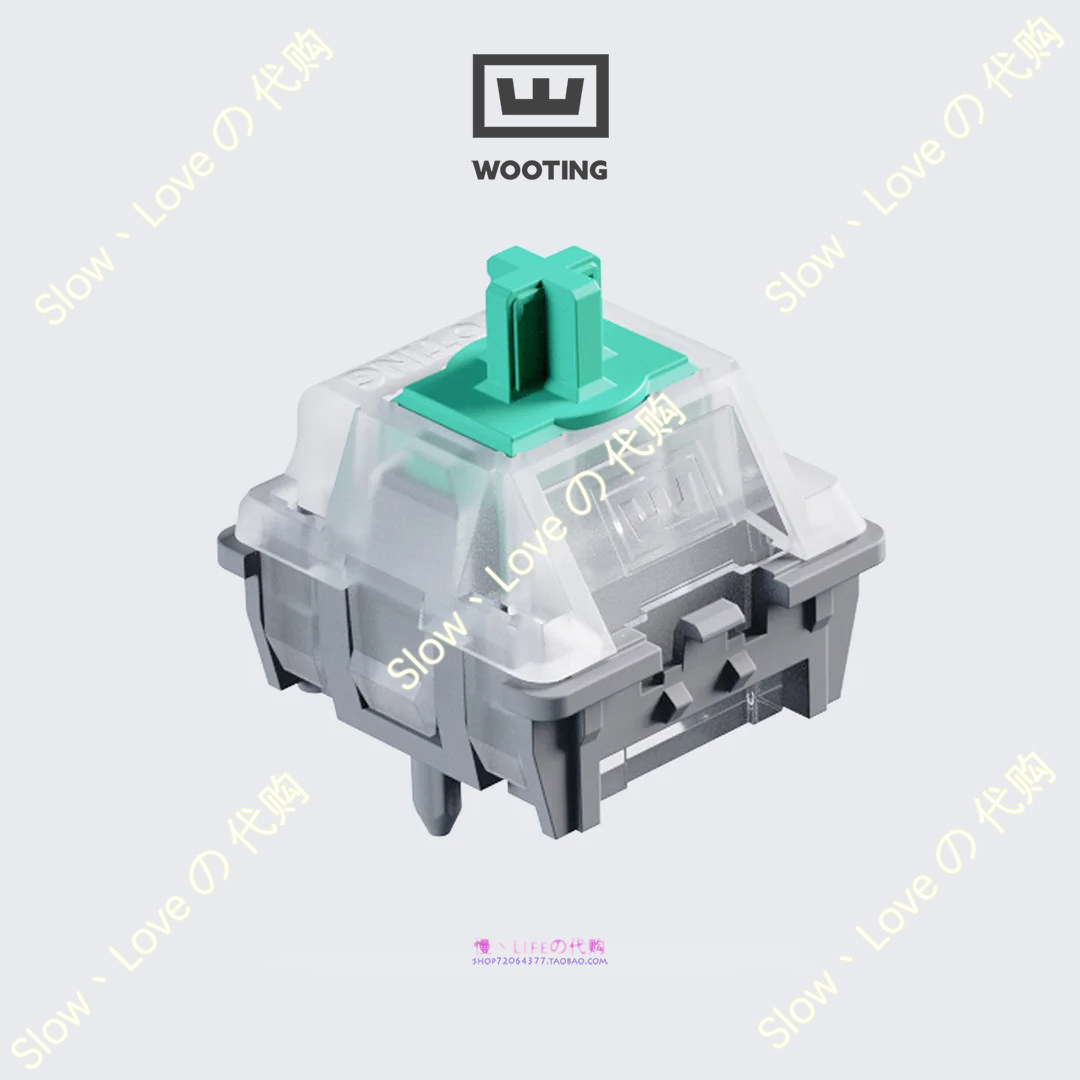 Wooting Lekker Tikken Medium 42cN-54cN 官方新品线性磁轴评价- 淘宝网