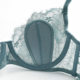 Lace ultra-thin anti-bump bra ສໍາລັບໄຂມັນ mm, ເຕົ້ານົມໃຫຍ່, ຂະຫນາດນ້ອຍ DE cup sexy underwear ສໍາລັບແມ່ຍິງ, summer, rims ເຫຼັກ, ຂະຫນາດໃຫຍ່