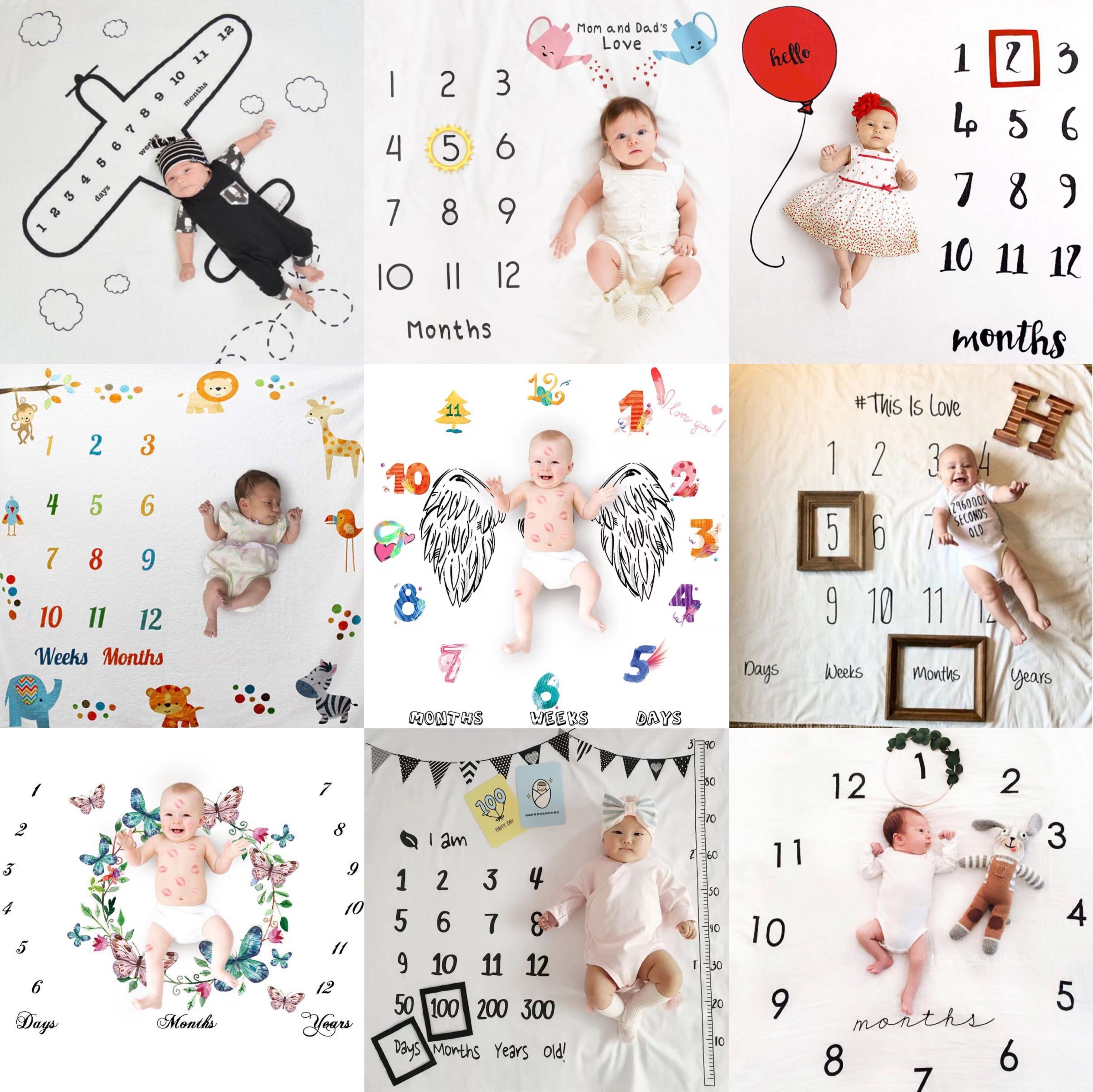 Han Wind Baby Camera Digital Background Cloth Home Creative Fashion Newborns Year Full Moon Photography Props Ins