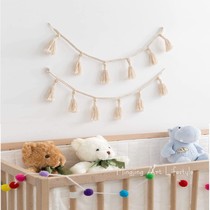 ins bohemian fringe Garland decoration pendant home wall decoration childrens room kindergarten wall hanging jewelry