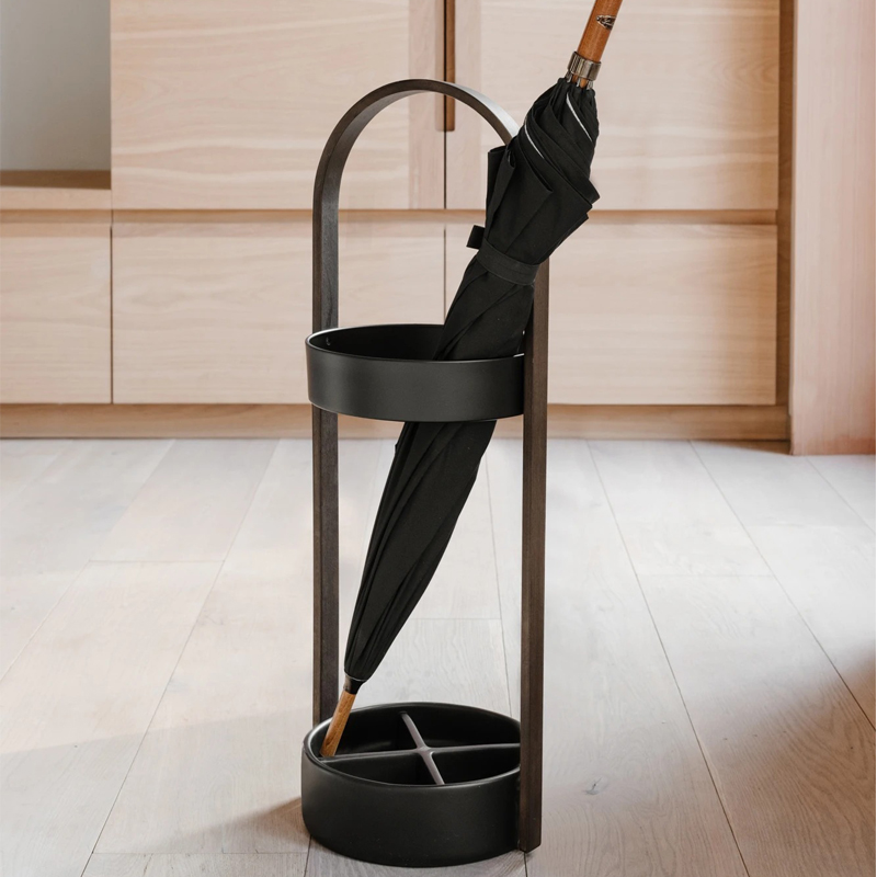 Canada umbra umbrella rack Nordic Hub non-slip waterproof umbrella storage and finishing rack Imported wooden umbrella bucket