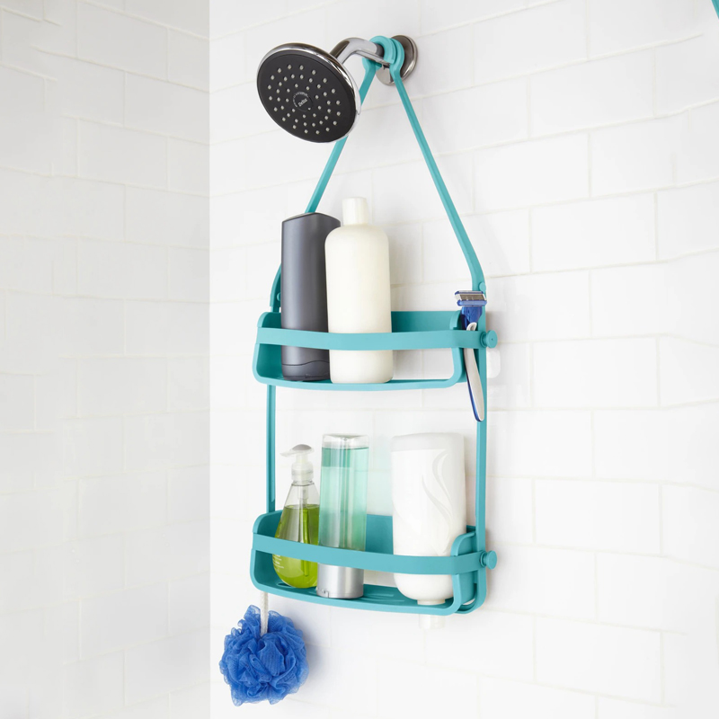 Canada umbra Bathroom storage shelf Hole-free wall-mounted kitchen bathroom multi-function shelf Finishing rack