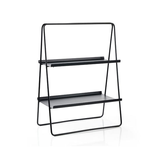 Danish ZONE double-layer metal bedside storage rack desktop kitchen multi-functional bathroom iron storage rack