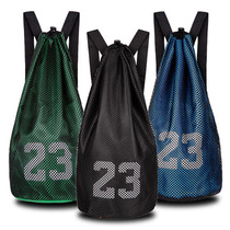 Basketball bag basketball bag large capacity backpack sports training bag student portable drawstring storage bag ball bag