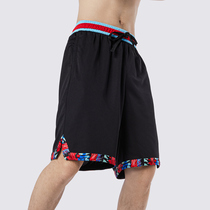 DNA Contrast American basketball shorts mens sports quick-drying loose casual shorts running fitness training five-point pants