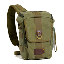 Ginniver 91982 professional SLR camera bag riding leisure canvas oblique shoulder photography bag anti-theft 91981