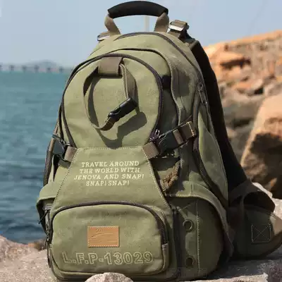 Genifer 13029 breathable carrying canvas shoulder camera Professional multi-function outdoor monocular photography bag Durable