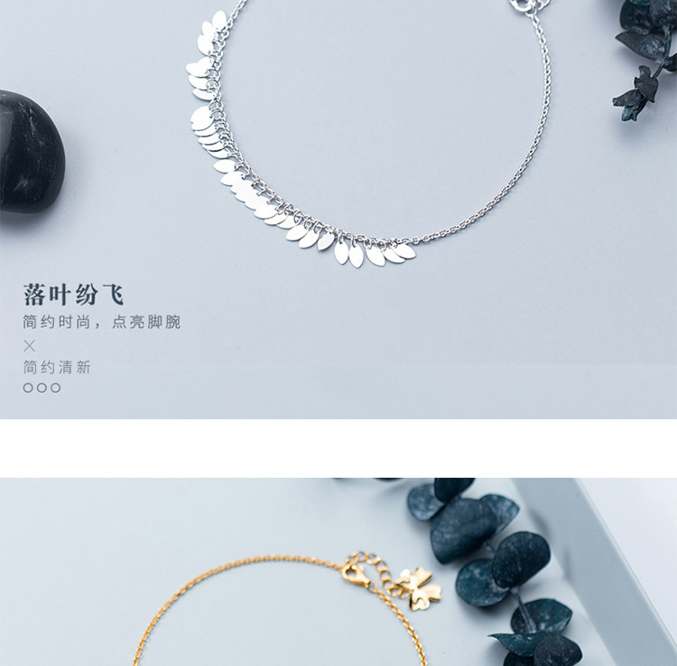 Chaine de cheville Femme OTHER   en Argenterie - Ref 3102656 Image 9