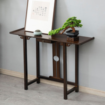 New Chinese style porch table living room light luxury solid wood entry against the wall household table modern simple article table entrance hall cabinet