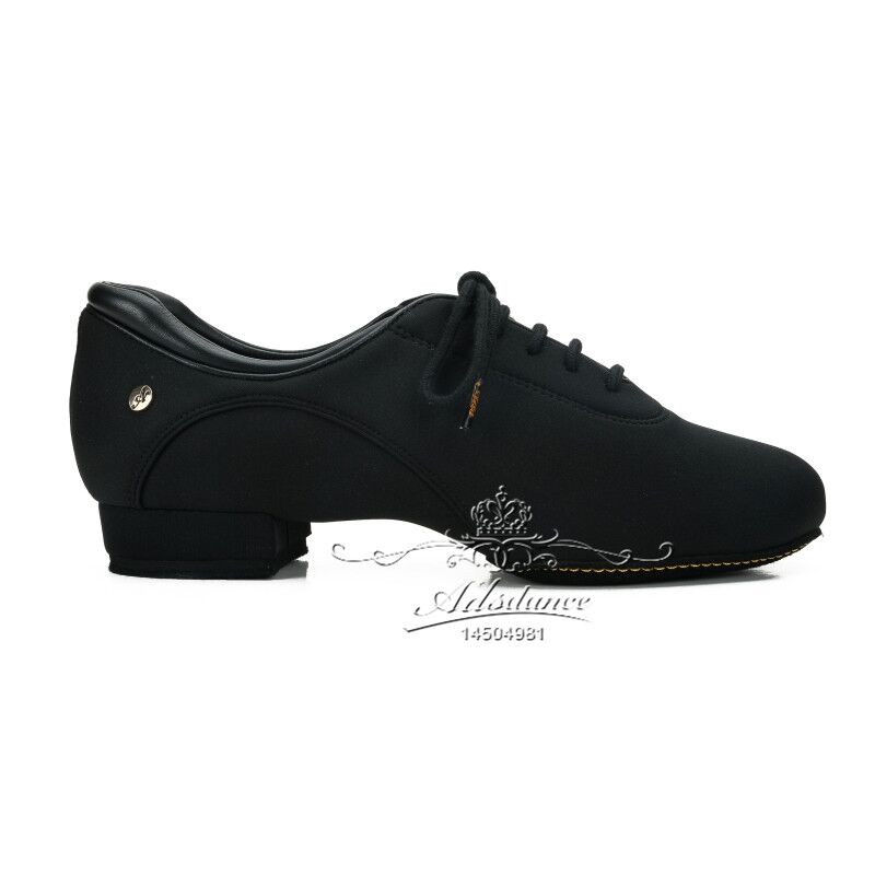 ADS men's modern waltz tango elastic cloth breathable comfortable two-point bottom dancing shoes A4012-18