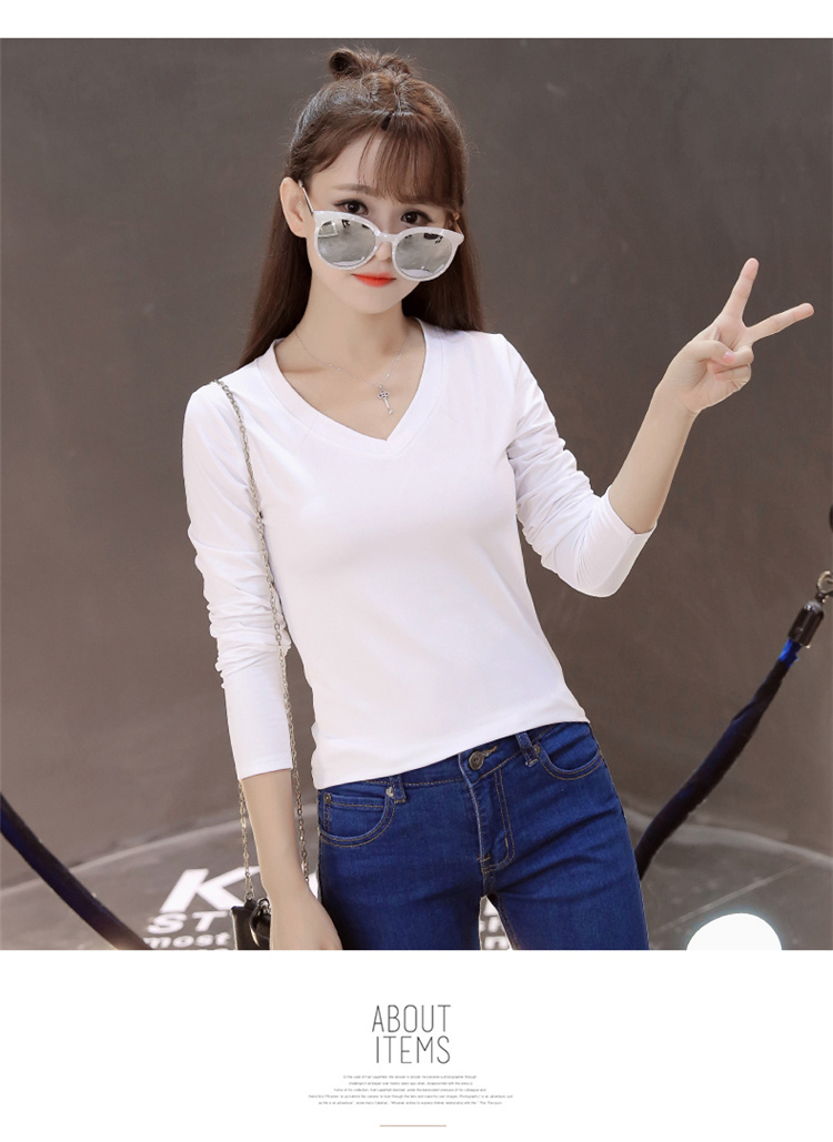 Mùa xuân và mùa thu áo phông nữ cỡ lớn cộng với áo thun nhung mỏng dài tay cho nữ Áo thun mỏng màu trơn áo thun nữ ấm áp mùa đông áo khoác nữ kaki
