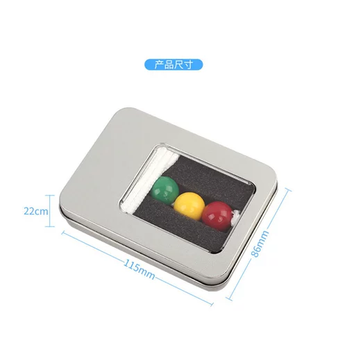 Сбор шариков применяется к дежненному визуальному слиянию, стерео визуальная амблиопия Тренировка Трейса Красная, желтая и зеленая трехцелевая мяч