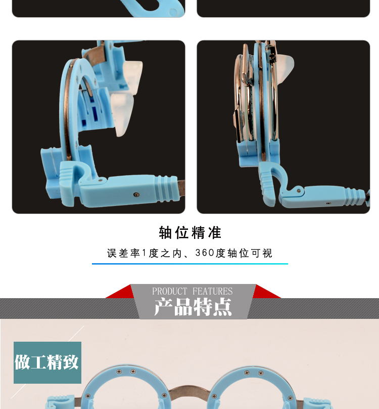 Khung dùng thử cố gắng đeo một người trợ giúp tốt TF-H nửa khung titan khung siêu nhẹ trục chính xác quang học 10 loại khoảng cách tùy chọn mắt kính shady