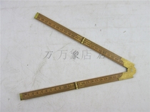 Shanghai Treasured Classic Old Goods Four Fold Wooden Ruler Old Folding Ruler 50CM Physical Shooting Stock New