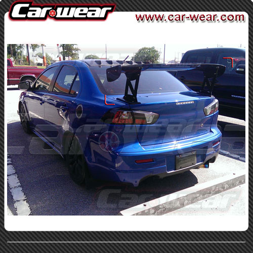 Mitsubishi Wing God EVO Deco Versatile modified GT Carbon Fiber Tail Three Compartment Universal Set Wind Wing High Tail-Taobao