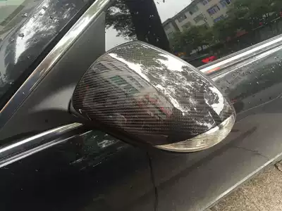Mazda3 star horse 6 Ruiyi carbon fiber mirror cover-modified mirror shell with light buckle replacement type