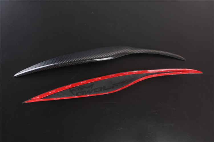 Suitable for 09-12 Ford Fiesta retrofitted carbon fiber light brow pair of carnival light eyebrows