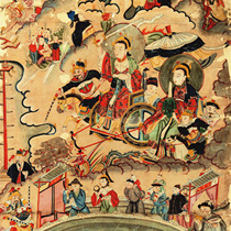 Buddha and Bodhisattva statues thangka water and land paintings Taoist statues Qing Dynasty Doumu Yuanjun Yuanming Taoist grandmother electronic version