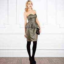 COAST golden dress dress UK buy back clemence dress UK6 #breaking code special night club dress