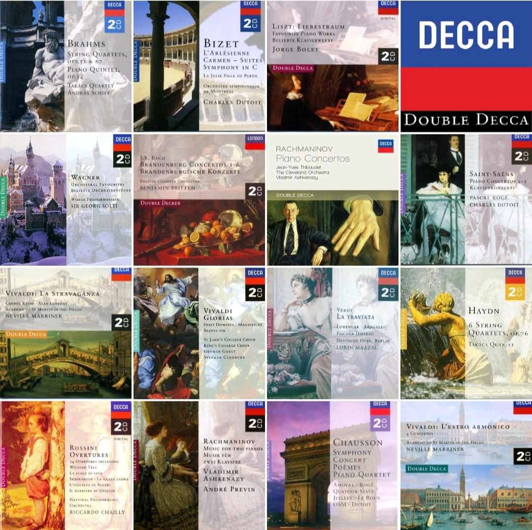 Decca small double double series case without distortion sound source fever HIFI classical music