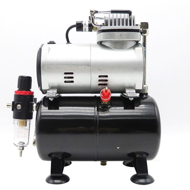 Gundam Model Airbrush Air Pump Wall Painting Mini Air Compressor Spray Pump Furniture Repair Spray Paint Pump Cake Making