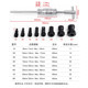 12-Piece Set of Special Slide Hammer Pullers for Inner Bearings, Bearing Extractor for Small Inner Bore Bearings, Bearing Removal Tool