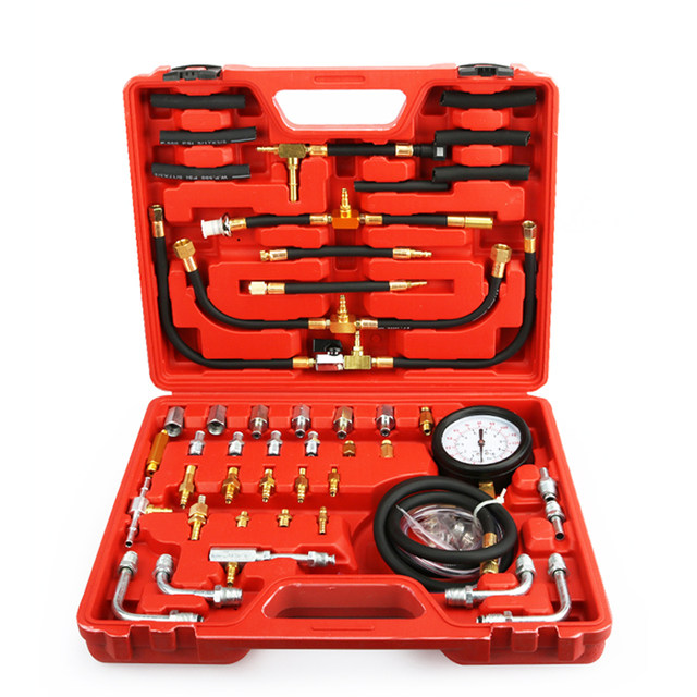 Car Fuel Pressure Gauge Testing Tool Tu-443 Gasoline Pressure Gauge Injection Oil Pressure Gauge Tester