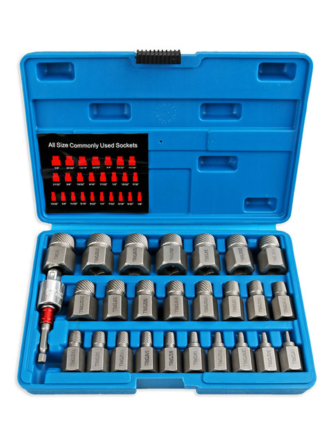 Anti-thread spiral anti-slip sleeve broken end damaged rusty sliding thread screw nut bolt screw extractor tool