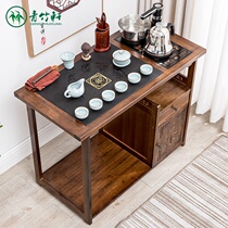 Tea table tea table tea table mobile tea car set simple modern retro small apartment tea table