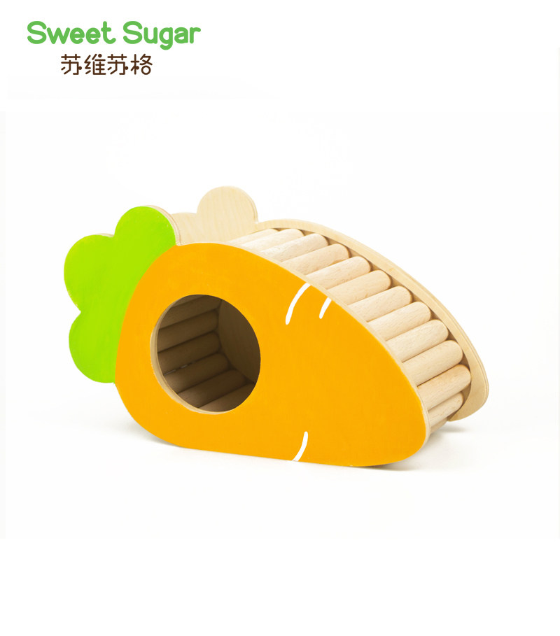 Suvisug SweetSugar caravan hamster to hide from wood small house golden silk bear dwarf pet supplies