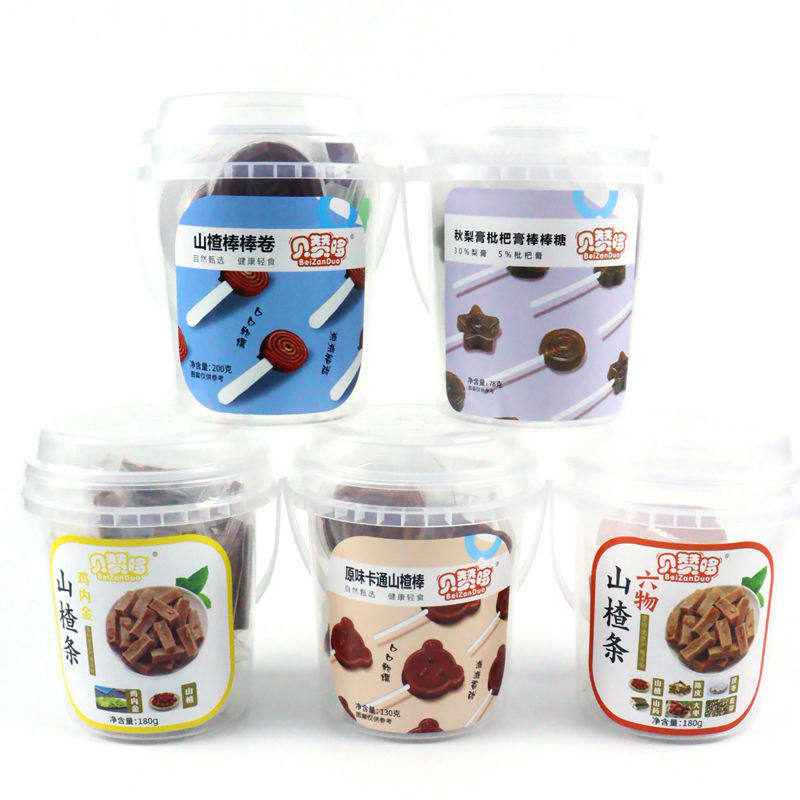 Zando hawthorn strips, hawthorn slices, hawthorn rolls, hawthorn sticks, children's baby snacks, independent packaging, stomach and digestion