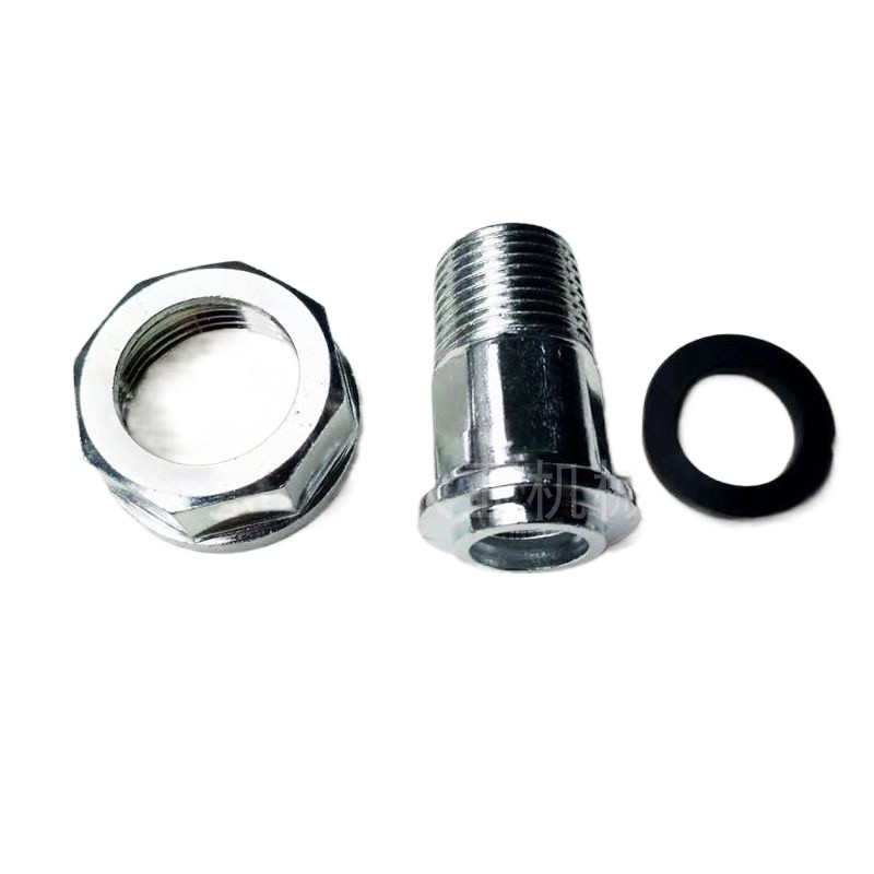 Hot-selling home improvement meter connector electroplating blue and white gas connector explosive gas meter connector with cushion gas meter connector