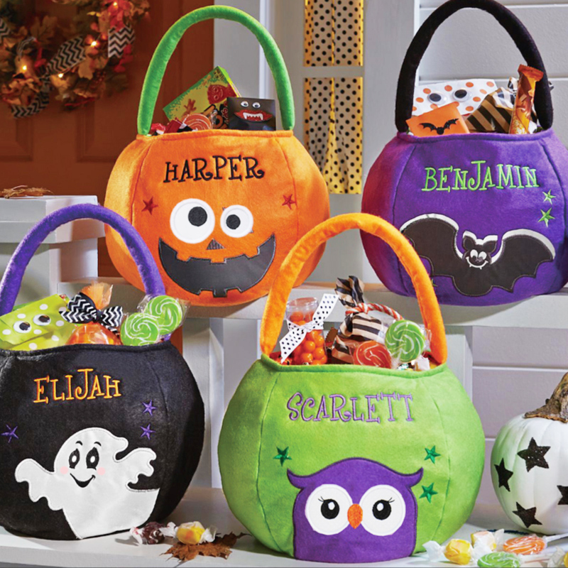 Halloween gift candy bag children's candy bag small gift pumpkin bag decoration cloth bag creative tote bag