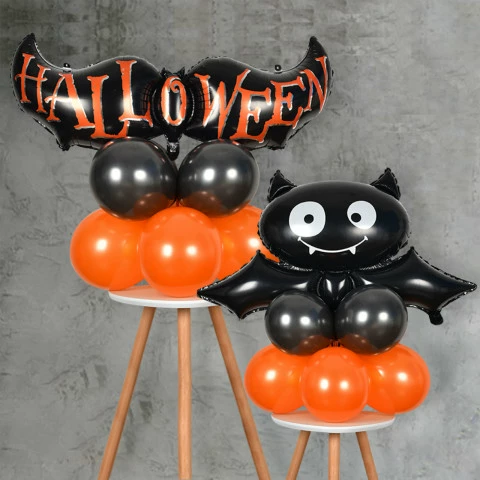 Товары для украшения воздушными шарами на Хэллоуин, праздничные украшения для вечеринок, воздушный шар, дорожная направляющая, колонна, детский сад, торговый центр, реквизит, макет