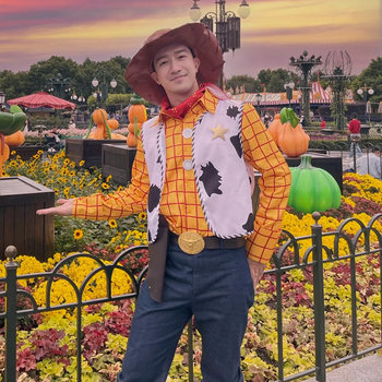 Halloween toy story woody vest suit costume cosplay adult costume clothes boy equipment