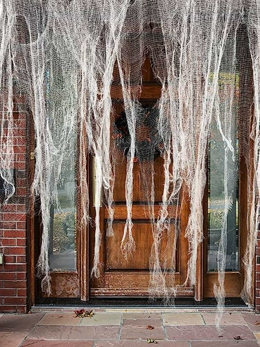 Покупка товаров: украшения для Хэллоуина, реквизит, страшные аксессуары для дома с привидениями, дверные драпировки, уличные драпировки, марлевые дверные занавески для барных площадок.