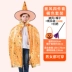 Halloween trẻ em trang phục bé gái áo choàng bé trai áo choàng phù thủy quần áo mẫu giáo khu vực biểu diễn chất liệu đạo cụ 