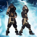 Детский костюм для единоборств, xэллоуин, выпускной вечер, косплей, семейный стиль