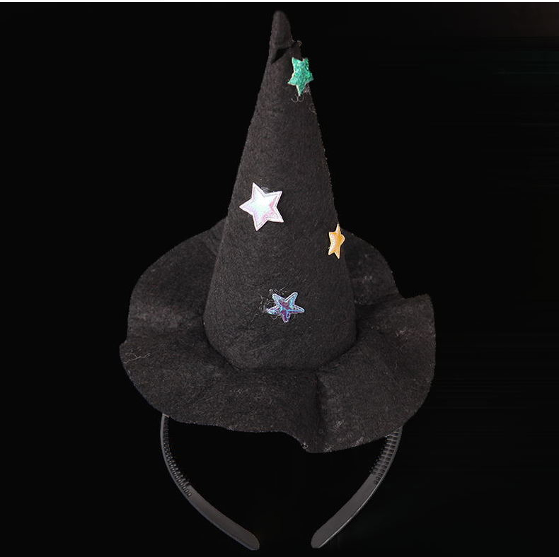 Halloween Dress Up Vật phẩm Đạo cụ Bí ngô Mũ nón Headband Người lớn Mũ trẻ em Headband Spider Web Wizard Hat - Sản phẩm Đảng / Magic / Hiệu suất 	đồ hoá trang em bé	