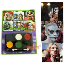 Halloween Prop Fan Oil Colored Makeup Ball Oil Face Colored Devil Oil Clown Face Colored Face Makeup