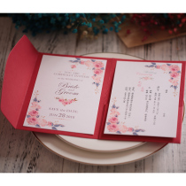 Chinese style 2020 Chinese wedding invitation Wedding creative wedding invitation Print invitation personalized custom invitation gift