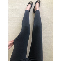 Spring and summer Italy C Home Thin Linen Breathable 4-4 Elasticity Conspicube Slim Fit Nude Sensation Grey Black Little Footed Pants Woman