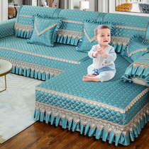 2021 New Sofa Cover Hood All Season Universal Non-slip Nordic Minima Sofa Mat Cushion Cover Cloth Towel Suit