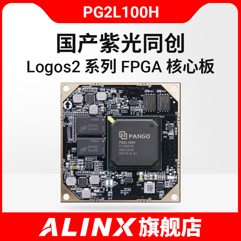 Homegrown FPGA ACP100 Core board ALINX Purple Light Homogenesis Logos2 PG2L100H Industrial transceiver