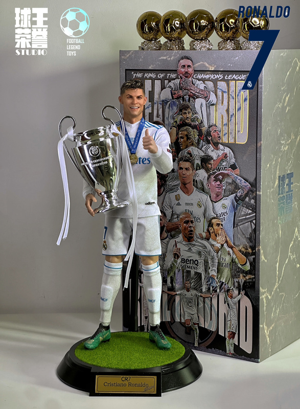 Football King Honor In-Stock Cristiano Ronaldo Action Figure Cristiano Ronaldo Head Sculpt Cristiano Ronaldo Body Cristiano Ronaldo Real Madrid Noodle Box Set Champions League King Edition
